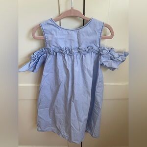 Zara girls 4-5 yo off shoulder shirt dress